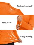 Men's Quick-Dry UV Protection Gym Shirt - Orange