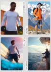 Men's Quick-Dry UV Protection Gym Shirt - Orange