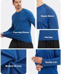Men's 7-Pack Quick Dry Workout Shirts