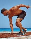 Lempue Lightweight 5-Inch Men's Workout Shorts - 2 Pack