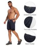 Kinglaman 4 Pack Men's 2-in-1 Workout Shorts