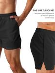 Aolesy Men's 5-Inch Lightweight Workout Shorts