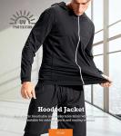 5-Piece Workout Set for Men: Shirt, Pants, Hoodie