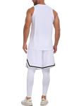 Men's Moisture-Wicking Workout Set: Shirt & Shorts