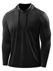 CADMUS Men's UPF 50+ Long Sleeve Workout Hoodie