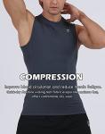 TELALEO 5 Pack Men's Sleeveless Compression Shirts