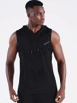 Men's Sleeveless Workout Tank Tops with Hoodie - 3 Pack