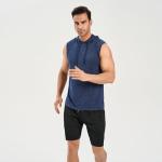 Men's Sleeveless Workout Hoodies - 2 Pack