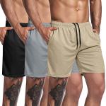 COOFANDY Men's 3 Pack Quick-Dry Gym Shorts