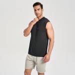 Men's Sleeveless Workout Hoodies - 2 Pack