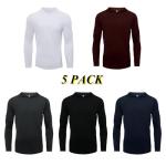 LeeHanTon Men's 5 Pack Quick-Dry Long Sleeve Hoodies