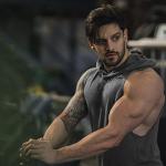 Men's Sleeveless Workout Hoodie Tank - Dark Grey