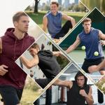 Men's Sleeveless Workout Hoodies - 2 Pack