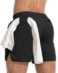Aolesy Men's 5-Inch Gym Workout Shorts with Pockets