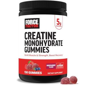 Force Factor Creatine Gummies for Muscle and Recovery