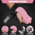 COFIT Pink Wrist Straps for Weightlifting Support