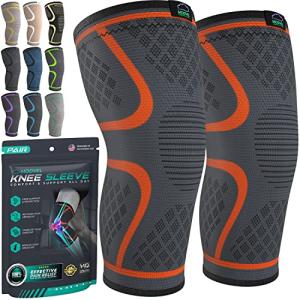 Modvel Compression Knee Brace - 2-Pack Support Sleeves