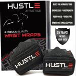 Hustle Athletics Weightlifting Wrist Wraps for Support