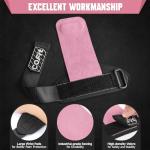 COFIT Pink Wrist Straps for Weightlifting Support