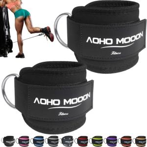 Comfortable Adjustable Ankle Straps for Cable Machines