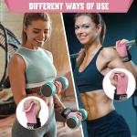 COFIT Pink Wrist Straps for Weightlifting Support