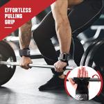 COFOF Adjustable Leather Weightlifting Wrist Straps