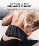 DMoose Squat Belts for Weightlifting - Black Large