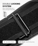 DMoose Squat Belts for Weightlifting - Black Large