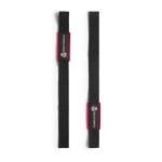 Gymreapers Padded Weightlifting Wrist Straps - Black/Red