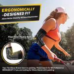 CAMBIVO 2 Pack Arm Compression Sleeves for Elbow Support