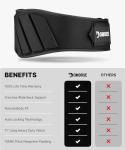 DMoose Squat Belts for Weightlifting - Black Large