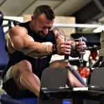 Gymreapers Padded Weightlifting Wrist Straps - Black/Red