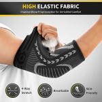 CAMBIVO 2 Pack Arm Compression Sleeves for Elbow Support