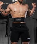 DMoose Squat Belts for Weightlifting - Black Large