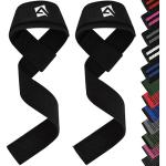 AQF 23” Neoprene Padded Wrist Straps for Weightlifting