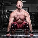 AQF 23” Neoprene Padded Wrist Straps for Weightlifting