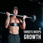 Gymreapers Adjustable Bicep Arm Blaster - Black