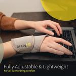 BraceUP Adjustable Wrist Wrap for Workouts