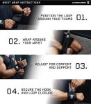 Gymreapers 18" Heavy Duty Wrist Wraps for Lifting