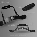Gymreapers Adjustable Bicep Arm Blaster - Black