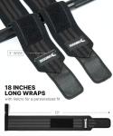 DMoose Fitness Wrist Wraps for Weightlifting Support
