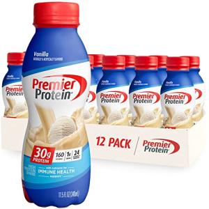 Vanilla Premier Protein Shake, 30g Protein, 12 Pack