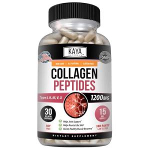 Kaya Naturals Collagen Peptides Powder for Hair, Skin, Nails