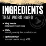 Animal Whey Protein Powder - Low Sugar Chocolate