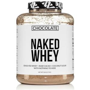 NAKED Chocolate Whey Protein Powder for Muscle Recovery
