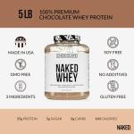 NAKED Chocolate Whey Protein Powder for Muscle Recovery