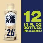 Vanilla Core Power Protein Shake, 14oz, 12 Pack