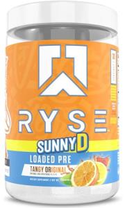 RYSE Loaded Pre Workout Powder - SunnyD Flavor