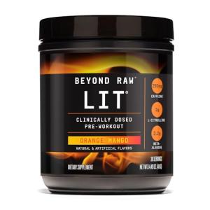 Beyond Raw LIT Pre Workout Powder – Energy Boost