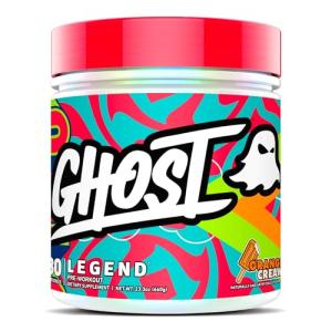 GHOST Legend Orange Cream Pre-Workout Powder, 30 Servings